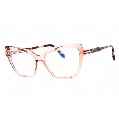 Tom Ford Ladies Pink Cat Eye Eyeglass Frames Ft5948-b 072 55
