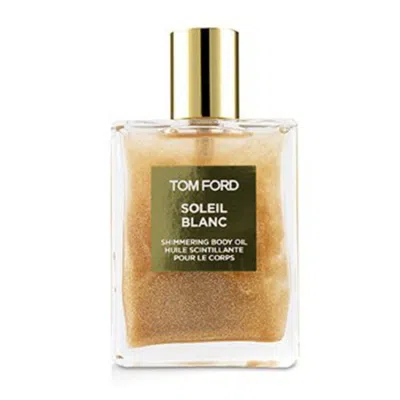 Tom Ford Ladies Private Blend Soleil Blanc Shimmering Body Oil  (rose Gold) 3.4 oz Bath & Body 88806 In Erin / Gold / Platinum / White