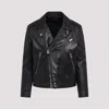 Tom Ford Biker Leather Jacket In Black