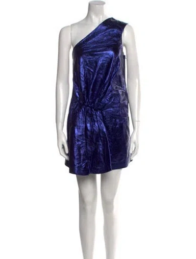 Pre-owned Tom Ford Lamb Leather Mini Dress