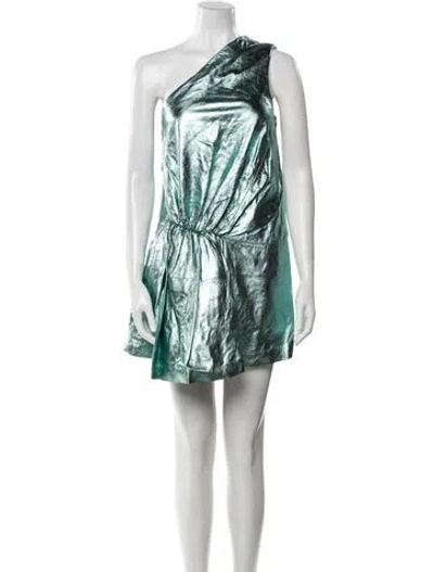 Pre-owned Tom Ford Lamb Leather Mini Dress