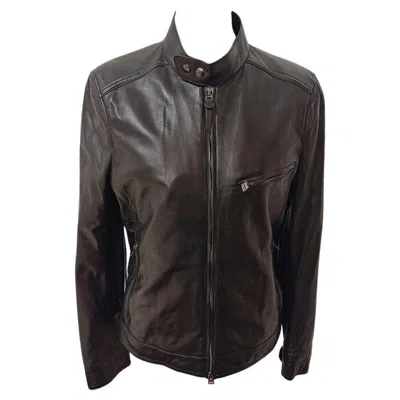 Pre-owned Tom Ford Lambskin Jacket Size 46 In Black