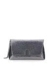 Tom Ford Laminated Pochette With Chain Shoulder Strap