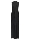 Tom Ford Laminated Knit Dress Dresses Black In Black