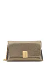 Tom Ford Laminated Pochette With Chain Shoulder Strap