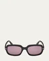 Tom Ford Lana 53mm Rectangular Sunglasses In Pink