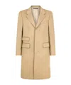 Tom Ford Mens Sahara Single-breasted Notched-lapel Wool-blend Coat In Nude