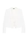 Tom Ford Wool Tuxedo Jacket In White