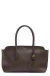 Tom Ford Large Alexander Leather Tote In Brown