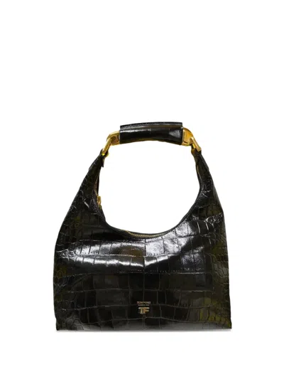 Tom Ford Large Crocodile-embossed Tote Bag