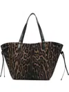 Tom Ford Large Tote Bag In Ocelot Jacquard