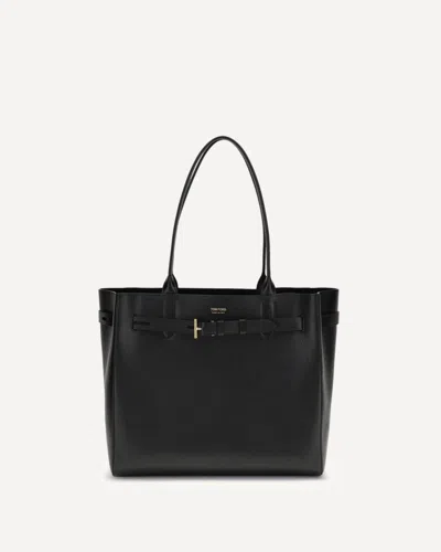 Tom Ford Large Tote Bag In Black