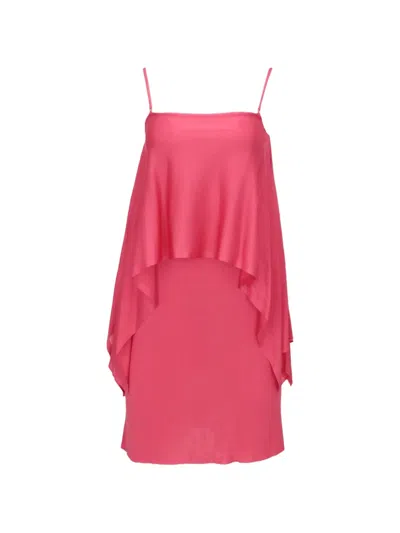 Tom Ford Layered Spaghetti-strap Mini Dress In Red