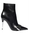 Tom Ford 110mm Leather Ankle Boots In Black