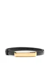 Tom Ford Leather Belt In 黑色