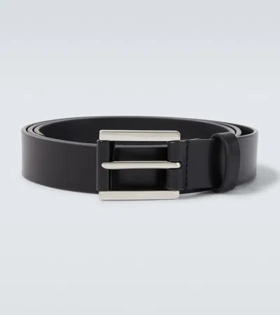 Tom Ford Leather Belt In Black