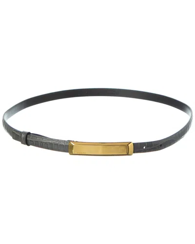 Tom Ford Leather Belt In Black