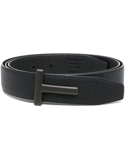 Tom Ford Leather Belt In Multi