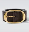Tom Ford Leather Belt In Brown