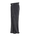 Tom Ford Leather-belt Draped Skirt In Black