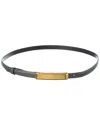 Tom Ford Leather Belt In Grey