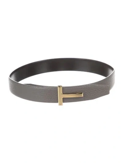 Pre-owned Tom Ford Leather Belt Kit In Multi