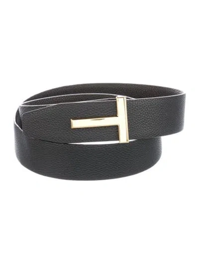 Pre-owned Tom Ford Leather Belt Kit In Multi