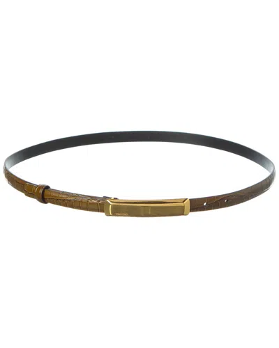 Tom Ford Leather Belt In Pink