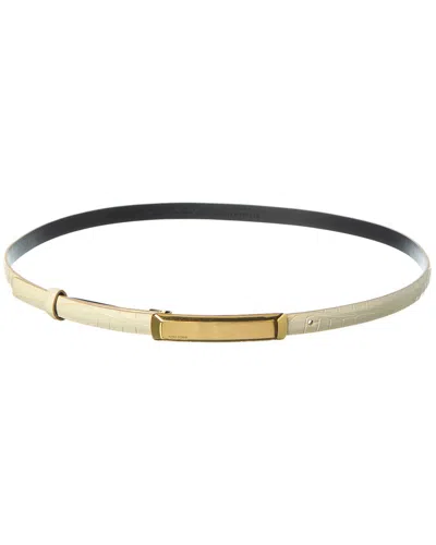 Tom Ford Leather Belt In Neutral