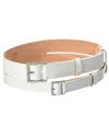Tom Ford Leather Belt In White