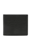 Tom Ford Printed Deer Leather Elongated T Line Classic Bifold Wallet Accessories In Black