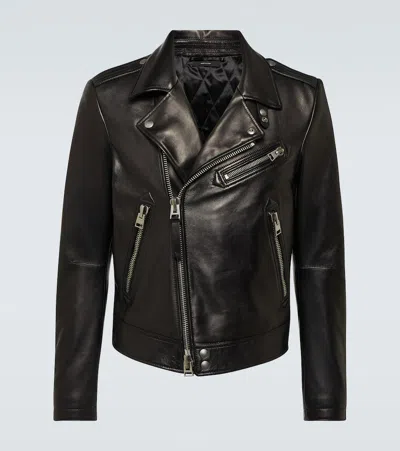 TOM FORD LEATHER BIKER JACKET