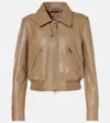 TOM FORD LEATHER BLOUSON