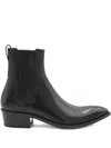 Tom Ford Chelsea Boots With Pointed Toe And Block Heel In Black