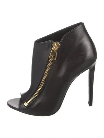 Pre-owned Tom Ford Leather Boots In Black