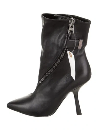 Pre-owned Tom Ford Leather Boots In Black