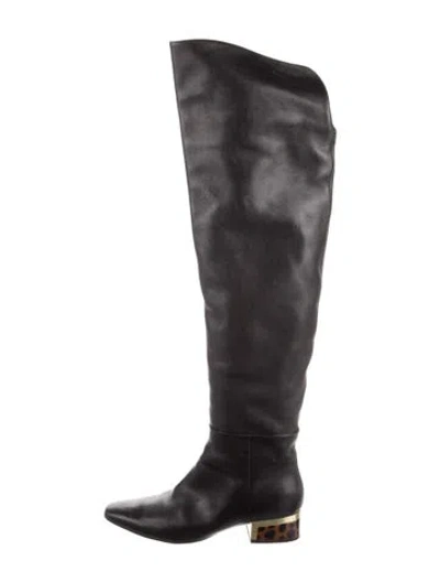 Pre-owned Tom Ford Leather Boots In Black