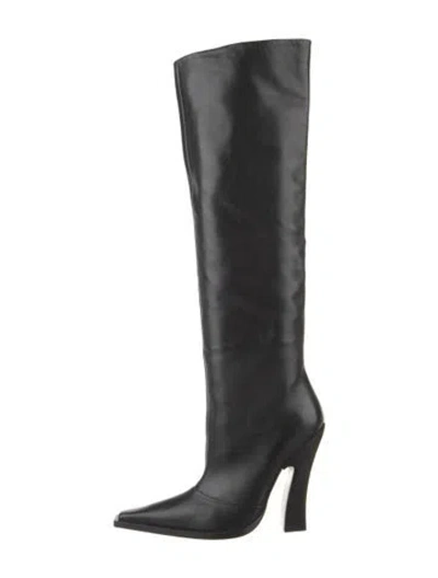 Pre-owned Tom Ford Leather Boots In Black