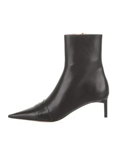 Pre-owned Tom Ford Leather Boots In Black