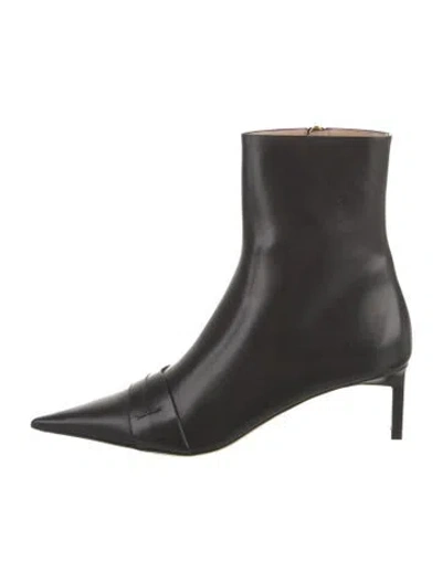 Pre-owned Tom Ford Leather Boots In Black