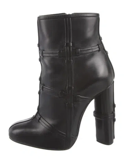 Pre-owned Tom Ford Leather Boots In Black