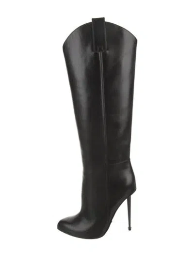 Pre-owned Tom Ford Leather Boots In Black