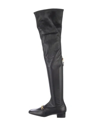 Pre-owned Tom Ford Leather Boots In Black