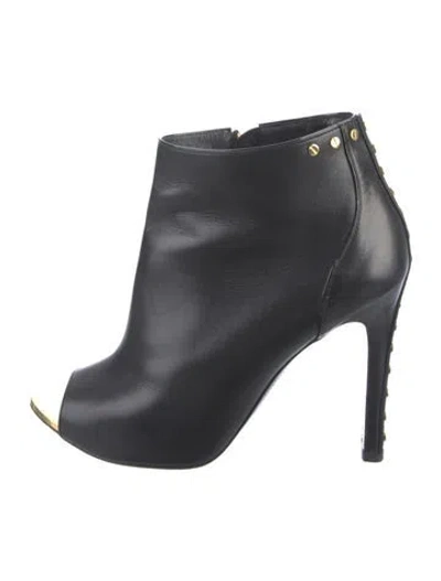 Pre-owned Tom Ford Leather Boots In Black