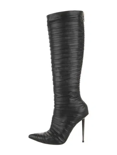 Pre-owned Tom Ford Leather Boots In Black