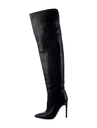 Pre-owned Tom Ford Leather Boots In Black