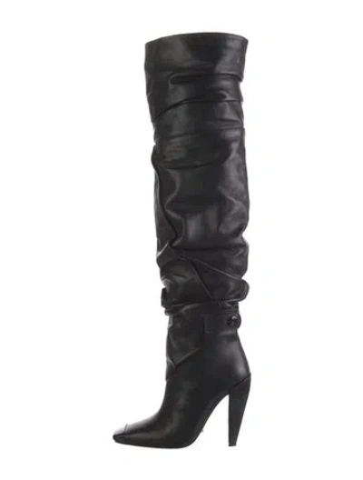 Pre-owned Tom Ford Leather Boots In Black