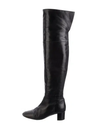 Pre-owned Tom Ford Leather Boots In Black