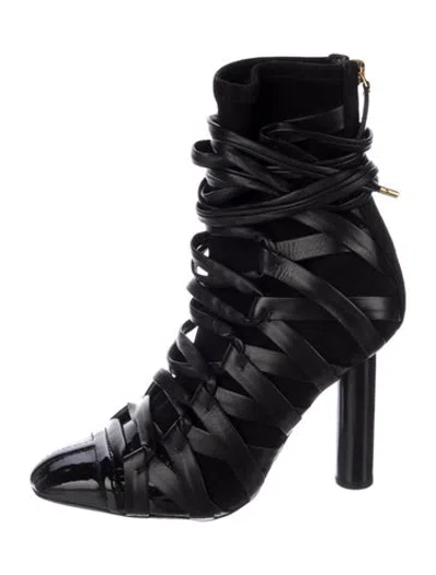 Pre-owned Tom Ford Leather Boots In Black