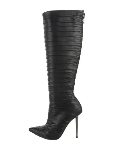 Pre-owned Tom Ford Leather Boots In Black